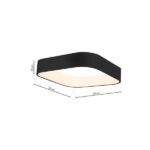 Milagro ML6356 ASTRO BLACK 24W LED плафон