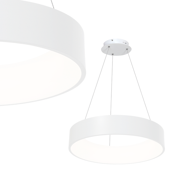 ml6357a.png Milagro ML6357 OHIO WHITE 24W LED висяща лампа