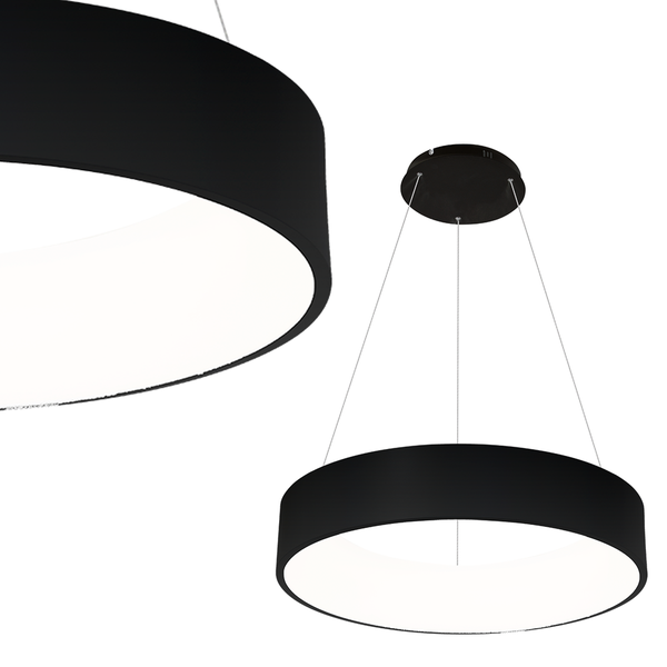 ml6358a.png Milagro ML6358 OHIO BLACK 24W LED висяща лампа