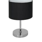 Milagro ML6381 Настолна лампа CASINO BLACK/CHROME 1xE27