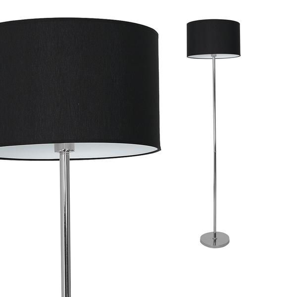 ml6382a.jpg Milagro ML6382 CASINO BLACK/CHROME подова лампа 1xE27