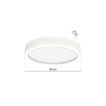 Milagro ML6393 GEA WHITE 36W LED Плафониера Ø390 мм