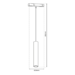 Milagro ML6629 MAGNETIC TRACK 7W LED