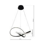 Milagro ML6771 ВИСЯЩА LED ЛАМПА CAPPIO BLACK 36W