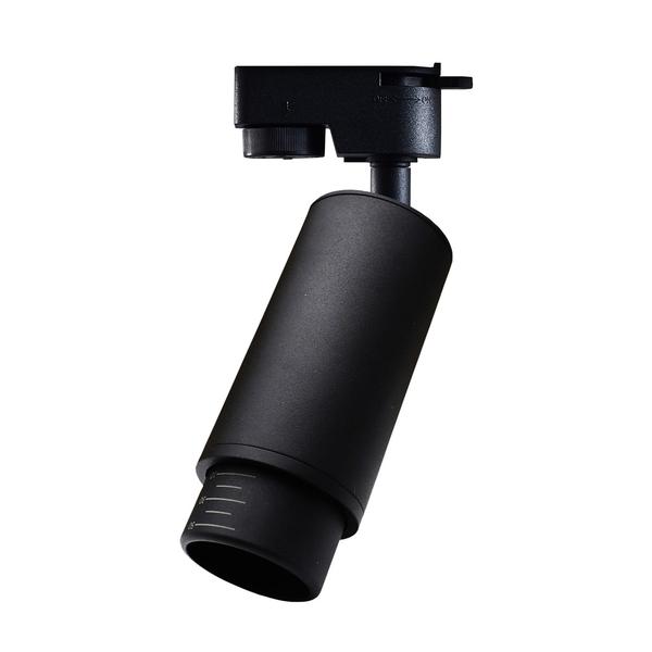 ml7369a.jpg Milagro ML7369 Mica Zoom Track Fixture Black 1xGU10
