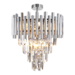 Milagro ML8805 Кристален Плафон MADISON CHROME 9xE14