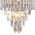 Milagro ML8805 Кристален Плафон MADISON CHROME 9xE14