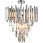 Milagro ML8805 Кристален Плафон MADISON CHROME 9xE14