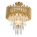 Milagro ML8806 Кристален Плафон MADISON GOLD 9xE14
