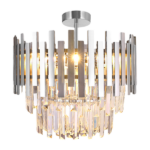 Milagro ML8809 Кристален Плафон ASPEN CHROME 6xE14