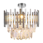 Milagro ML8809 Кристален Плафон ASPEN CHROME 6xE14