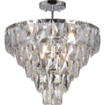 Milagro ML8811 Кристален Плафон CHELSEA CHROME 6xE14