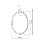 Milagro ML8859 LED плафон Saturno Gold 25W