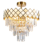 Milagro ML8891 Кристален Плафон CARISMA GOLD 9xE14