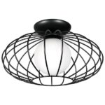 Milagro MLP4425 Плафон KRONOS BLACK 1xE14
