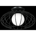 Milagro MLP4425 Плафон KRONOS BLACK 1xE14