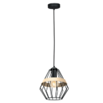 Milagro MLP5524 Висяща лампа CLIFF BLACK 1xE27