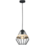 Milagro MLP5524 Висяща лампа CLIFF BLACK 1xE27