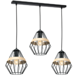 Milagro MLP5525 Висяща лампа CLIFF BLACK 3xE27