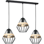 Milagro MLP5525 Висяща лампа CLIFF BLACK 3xE27