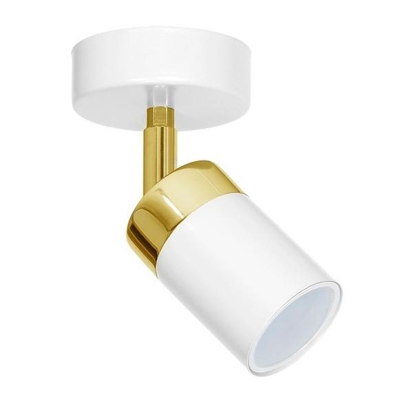 mlp6128a.jpg Milagro MLP6128 JOKER WHITE/GOLD 1xGU10 аплик