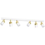 Milagro MLP6131 Плафон JOKER WHITE/GOLD 6xGU10