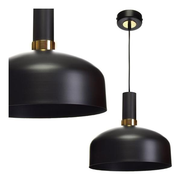 mlp6198a.jpg Milagro MLP6198 MALMO BLACK/GOLD висяща лампа 1xE27