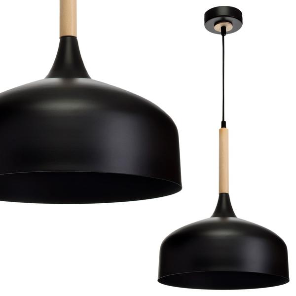 mlp6218a.jpg Milagro MLP6218 Висяща лампа TAYLOR BLACK 1xE27 60W