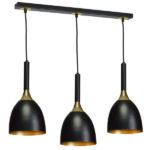 Milagro MLP6222 Висяща лампа CLARK BLACK/GOLD 3xE27