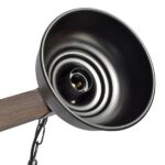 Milagro MLP6242 Висяща лампа FARO BLACK/WOOD 2xE27