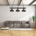 Milagro MLP6243 Висяща лампа FARO BLACK/WOOD 3xE27