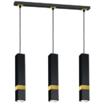 Milagro MLP6280 Висяща лампа VIDAR BLACK/GOLD 3xGU10