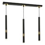 Milagro MLP6334 Висяща лампа MONZA BLACK/GOLD 3xG9 8W