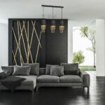 Milagro MLP64400 Висяща лампа ALMERIA BLACK/GOLD 3xE27