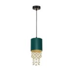 Milagro MLP6449 ALMERIA GREEN/GOLD висяща лампа 1xE27