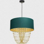 Milagro MLP6452 ALMERIA GREEN/GOLD висяща лампа 1xE27