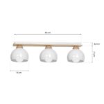 Milagro MLP6460 Плафон DAMA WHITE 3xE27