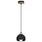 Milagro MLP6540 Висяща лампа DAMA BLACK 1xE27