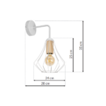 Milagro MLP6556 Аплик WILL WHITE 1xE27