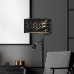Milagro MLP7300 Подова лампа SENSO Black/Gold 1xE27 + 1x mini GU10