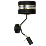Milagro MLP7335 Аплик ULTIMO BLACK 1xE27 + 1x mini GU10