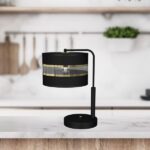 Milagro MLP7343 Нощна лампа ULTIMO BLACK 1xE27