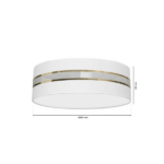 Milagro MLP7352 Lampa Sufitowa ULTIMO WHITE 3xE27 Ø60cm
