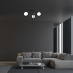 Milagro MLP7460 Плафон JOY BLACK / GOLD 3xE14