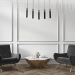 Milagro MLP7471 Висяща лампа SOLO SAWN BLACK / ПАТИНИРАНО ДЪРВО 5x mini GU10