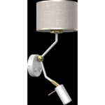 Milagro MLP7494 LINO WHITE / LEN аплик 1xE27 + 1x mini GU10