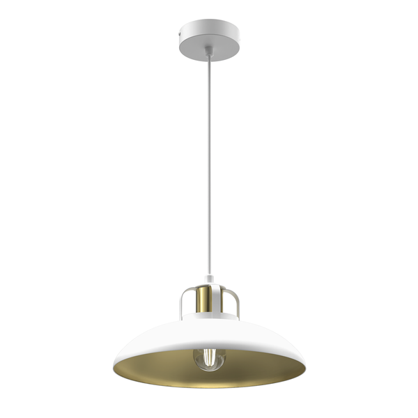mlp7704a.png Milagro MLP7704 Висяща лампа FELIX WHITE/GOLD 1xE27