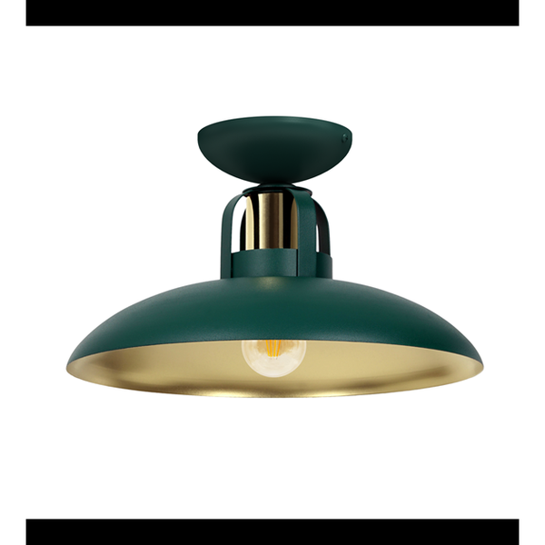 mlp7708a.png Milagro MLP7708 FELIX GREEN/GOLD Плафониера 1xE27
