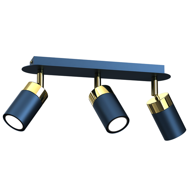 mlp7724a.png Milagro MLP7724 Спот JOKER NAVY BLUE/GOLD 3xGU10