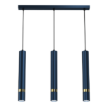 Milagro MLP7726 Висяща лампа JOKER NAVY BLUE/GOLD 3xGU10